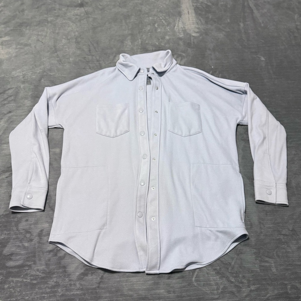 Mondetta Shirt Blue Warm Fleece Shacket